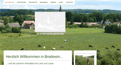 Desktop Screenshot of oekodorfverein-brodowin.de