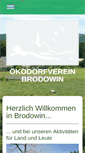 Mobile Screenshot of oekodorfverein-brodowin.de