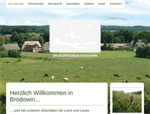 Tablet Screenshot of oekodorfverein-brodowin.de
